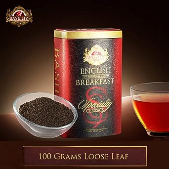 Basilur English Breakfast Loose Leaf Tea "Specialty Classics" in Tin