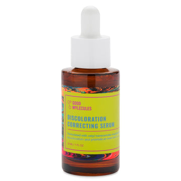 Good Molecules Discoloration Correcting Serum 30/1 - Tranexamic Acid and Niacinamide for Dark Spots, Acne Scars, Sun Damage, Hyperpigmentation, and Age Spots - Fragrance Free, Vegan, and pH 5.5