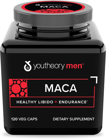 Youtheory Men's Maca Advanced with Peruvian Ginseng, 120 Count