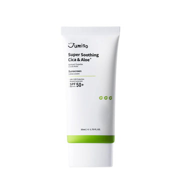 [JUMISO] Super Soothing Cica & Aloe Sunscreen SPF50+ PA++++ 1.69  / 50g | Mineral Sunscreen for All Skin Types | Vegan, Centella & Aloe Extract