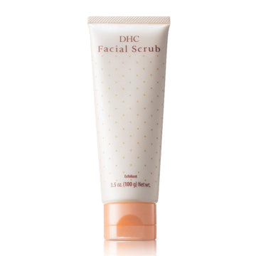 DHC Facial Scrub, Gentle Exfoliating Scrub, Creamy Microbead-Free Cleanser, Smooth, Hydrating, Clearer-Looking Complexion, Ideal for All Skin Types, 3.5 . Net wt