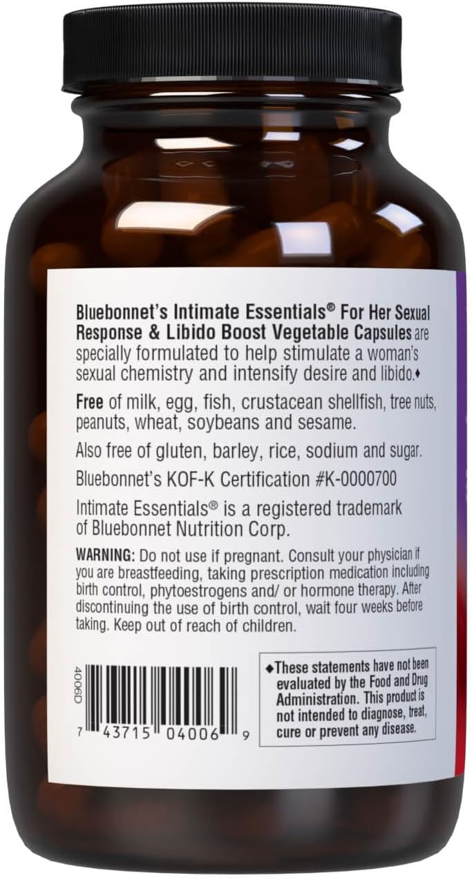 Bluebonnet Nutrition Intimate Essentials for Her Sexual Response & Lib