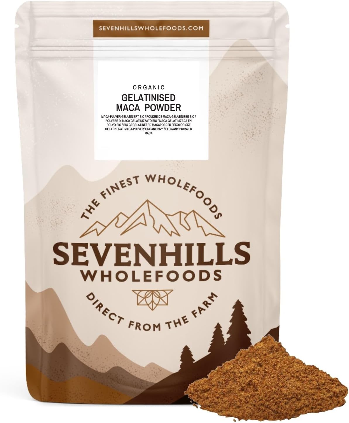 Sevenhills Wholefoods Organic Gelatinised Maca Powder 1kg

SIZE: 1 kg 1 Kilo Grams