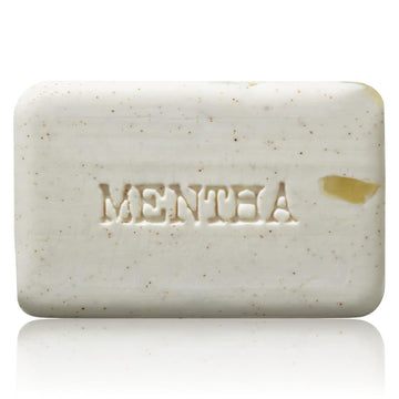 C.O. Bigelow Mentha Exfoliating Bar Soap, No. 1413, 7 , Exfoliating Body Scrub Soap with Peppermint Oil & Walnut Powder to Gently Cleanse and Smooth Dry, Rough Skin