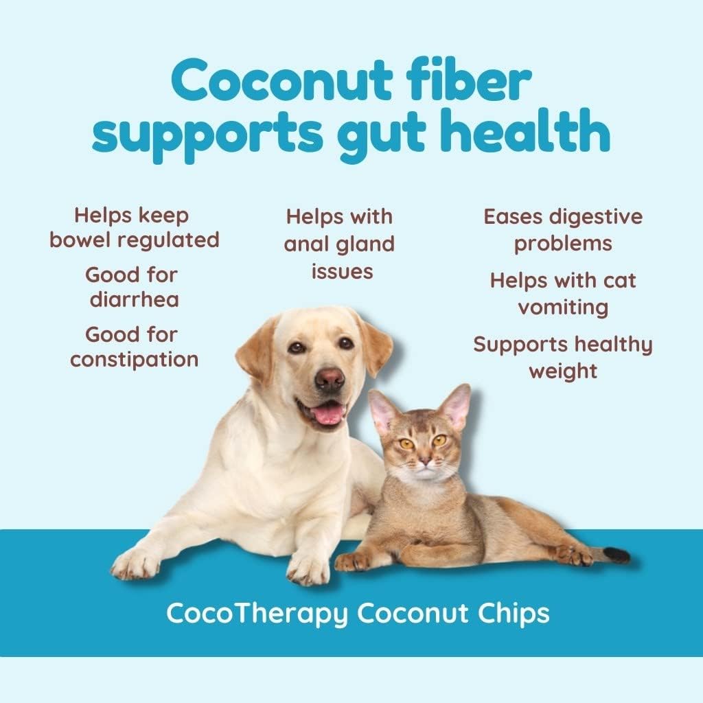 CocoTherapy Coconut Chips - 6 oz Each (3 Pack) : Pet Snack T