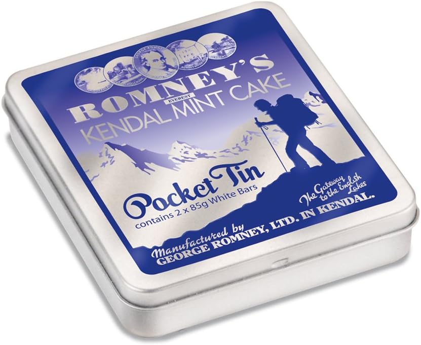 Romneys Pocket Tin of Kendal Mint Cake 170 g (Pack of 2)