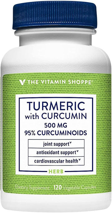 The Vitamin Shoppe Turmeric with Curcumin 500mg, Supports Joint Mobili
