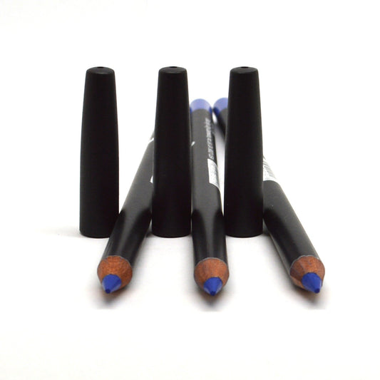 Royal Blue Professional Ultra Fine Eyeliner Pencil, Creamy, Ultra-pigmented, Long-lasting,Creates Defined Lines,Professional Makeup, Set of 3, Italia