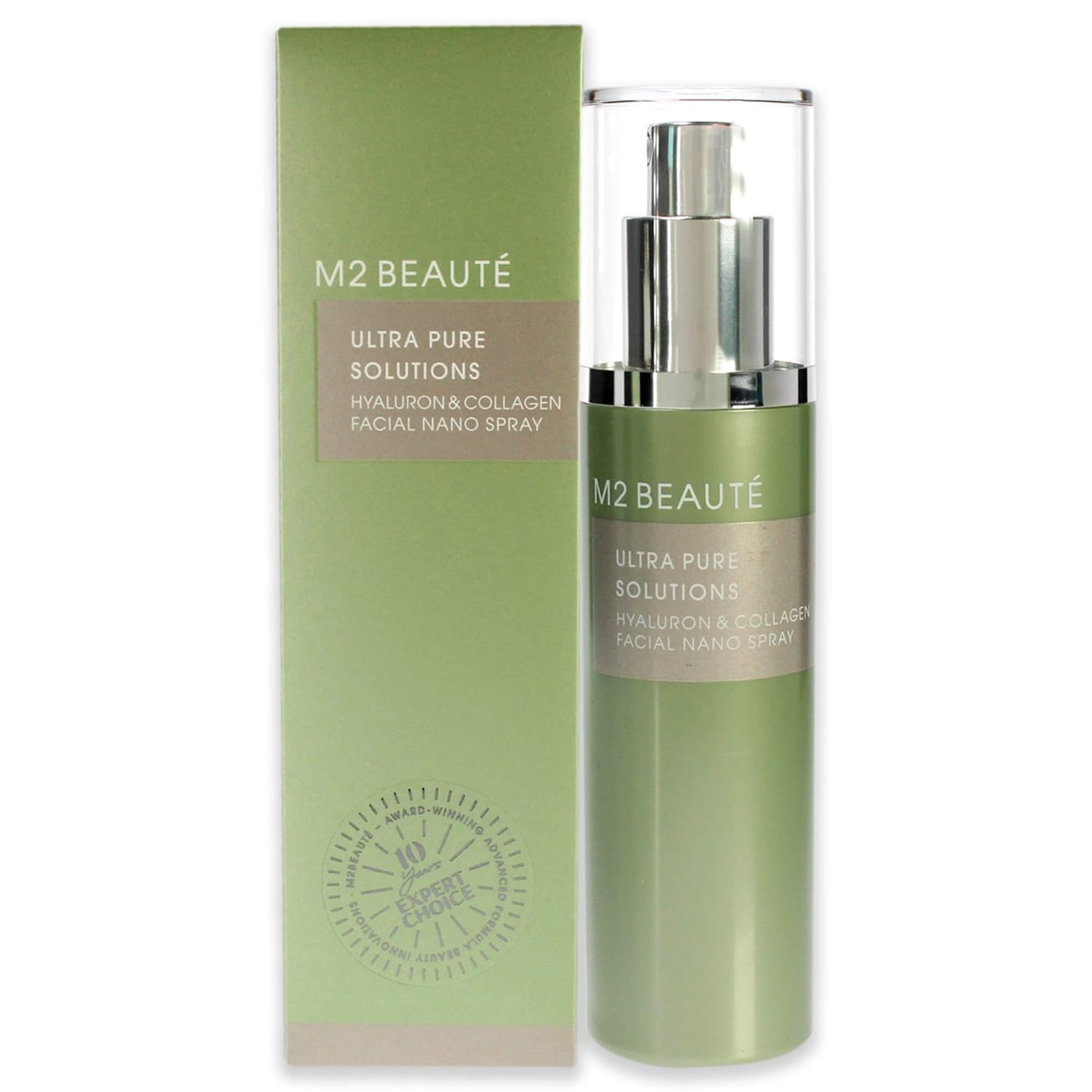 M2 Beaute Ultra Pure Solutions Hyaluron and Collagen Facial Nano Spray Women 2.5