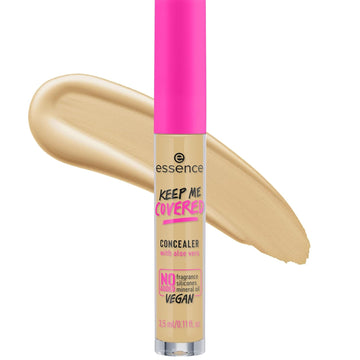 essence | Keep Me Covered Concealer (50 | Warm Shell) | Lightweight, Non-Comedogenic, Buildable Coverage | Vegan & Cruelty Free | Free From Parabens, Oil, Alcohol, & Microplastic Particles