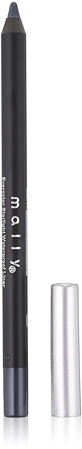 Mally Beauty Evercolor Starlight Waterproof Eyeliner - Gunmetal - Smudge-Proof, Longwear, Creamy Gel - Sharpenable Eyeliner