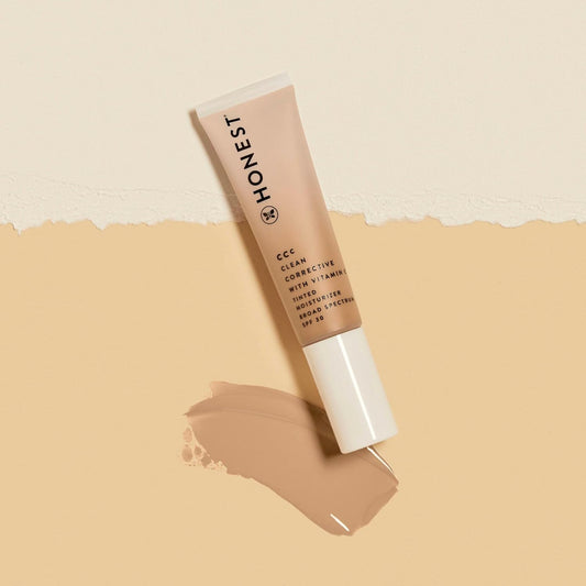 Honest Beauty CCC Clean Corrective with Vitamin C Tinted Moisturizer | Mineral SPF 30 | Vegan + Cruelty Free | Dune Light Medium, 1   (Pack of 1)