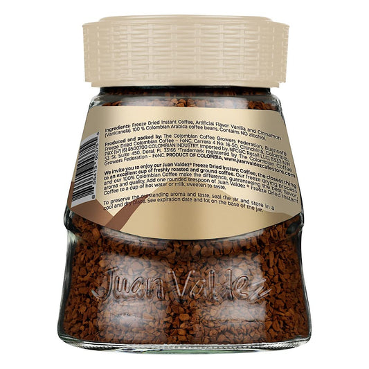 Juan Valdez Vanicanela, 100% Colombian Freeze Dried Coffee Jar