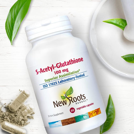 New Roots Herbal S-Acetyl-Glutathione, 100Mg | Superior Assi