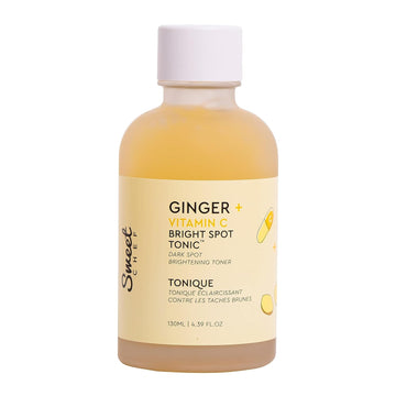 Sweet Chef Ginger + Vitamin C Spot Tonic - Ginger + Turmeric Vitamin C Facial Toner, Hydrates and Visibly Smooths Skin - Vitamin C Helps to Fade the Appearance of Dark Spots (130 / 4.39  )