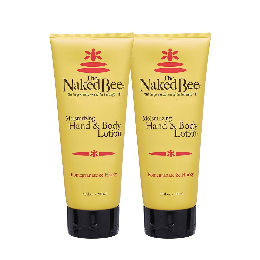 The Naked Bee Pomegranate & Honey Hand and Body Lotion, 6.7 - 2 Pack