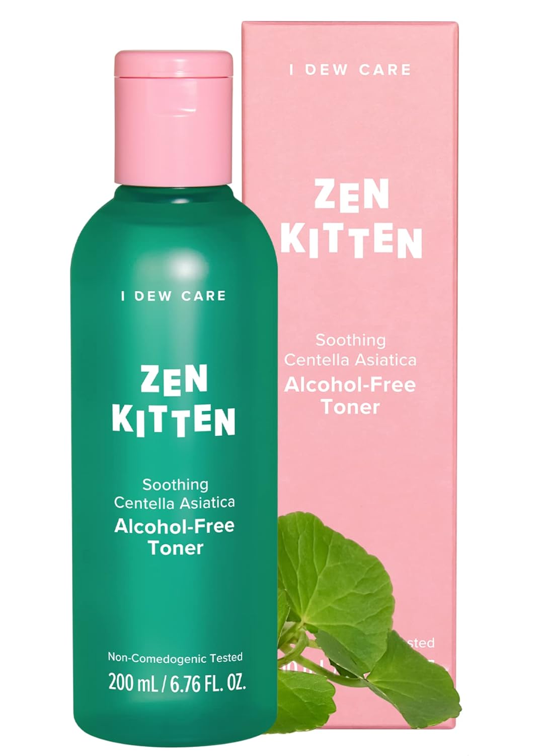 I Dew Care Zen Kitten | Non-Comedogenic Alcohol-Free Toner With Centella Asiatica | Facial Toner For Acne, Blemish-Prone, And Sensitive Skin | Korean Skincare, Vegan, Cruelty-Free