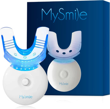 MySmile Teeth Whitening Light for Sensitive Teeth, 1Pcs Tooth Whitening Led Light for Whitening Teeth, Mouth Tray Teeth Whitener Enhancer Light Trays for Home Use - Only 1Pcs Light