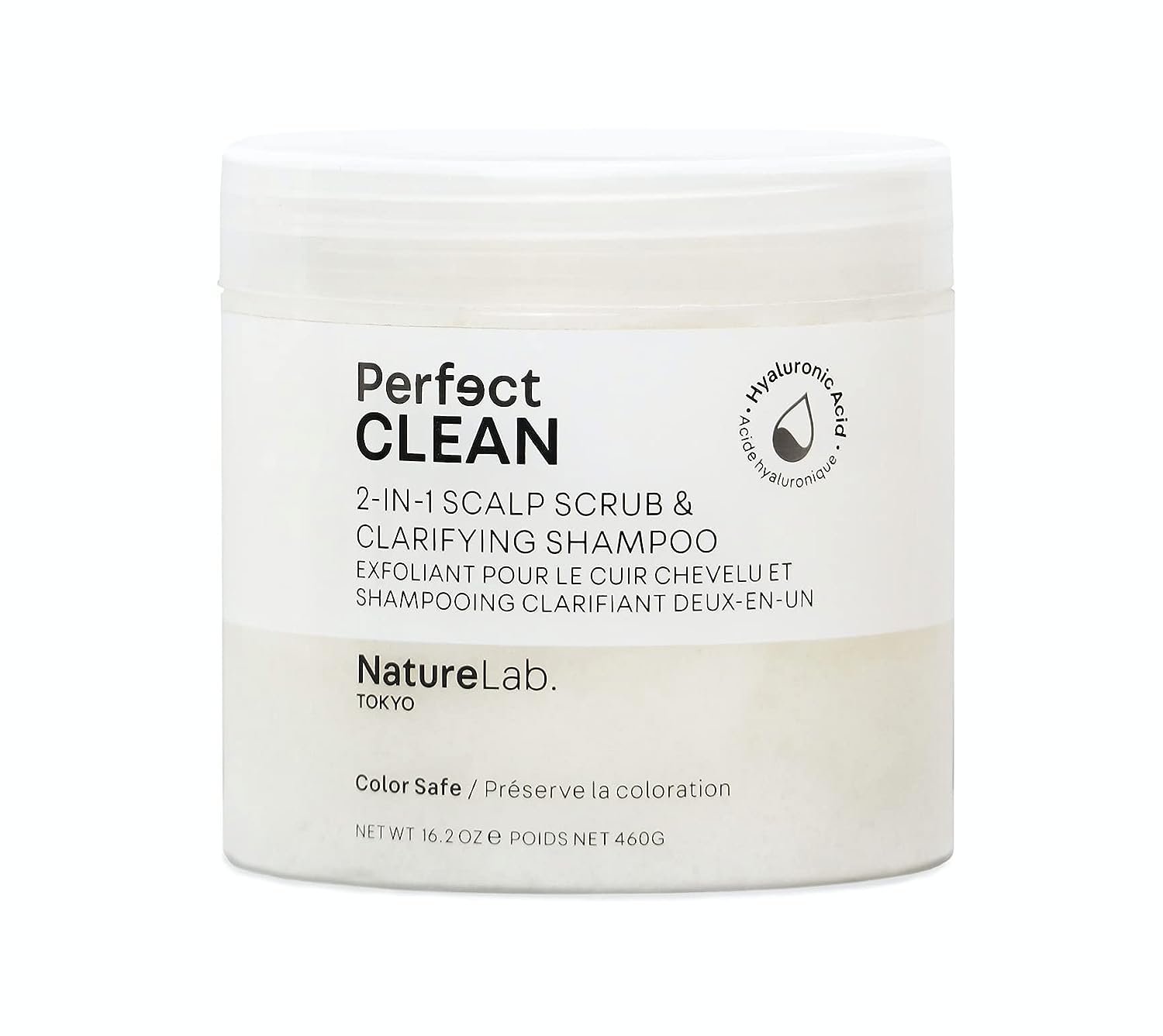 NatureLab Tokyo Perfect Clean Clarifying Scalp Scrub: 2-in-1 Shampoo and Scalp Scrub Hair Treatment to Clarify and Remove Product Buildup for Immense Shine I Jumbo 16.2  / 4