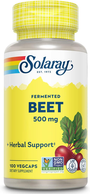 Solaray Organically Grown Fermented Beet Root Root Organic, Veg Cap (B