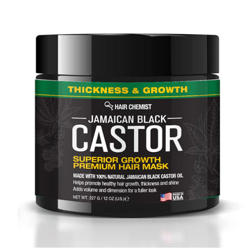 Hair Chemist Superior Growth Jamaican Black Castor Hair Mask 12 . - Hair Masque for Dry Damaged Hair, Deep Repairing Mask for Hair Growth