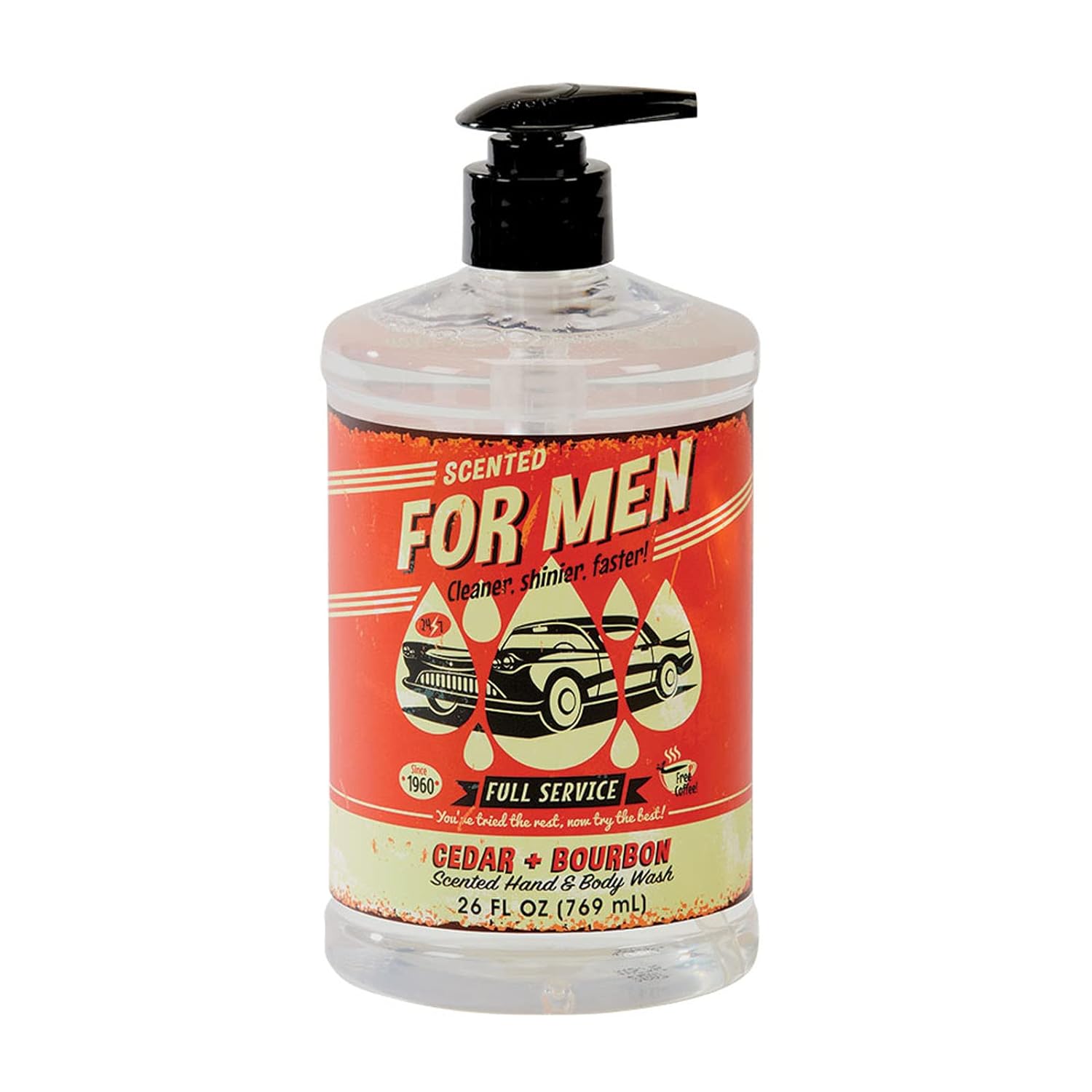 San Francisco Soap Company Scented for Men Cedar and Bourbon Hand and Body Wash
