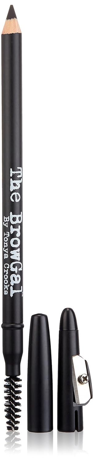 The BrowGal Skinny Eyebrow Pencil, Black, 0.04