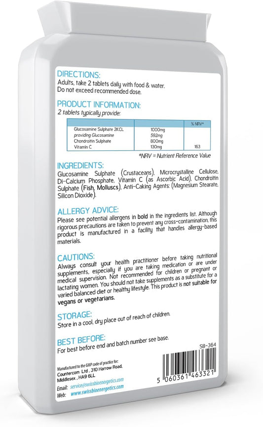 Joint Max Defence - 900Mg,180 Tablets Of Glucosamine Sulphate & Chondr297 Grams