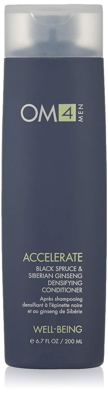 Organic Male OM4 Accelerate: Black Spruce & Siberian Ginseng Hair Densifying Conditioner, 6.7