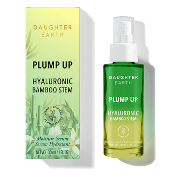 DAUGHTER EARTH Plump Up Hyaluronic Acid Face Serum With Bamboo Shoots & Tremella | Smooth & Soothe Detoxifying Skin | Youthful Hydrated & Bouncy Look | Boosts Moisture & Refine Skin Texture | 30