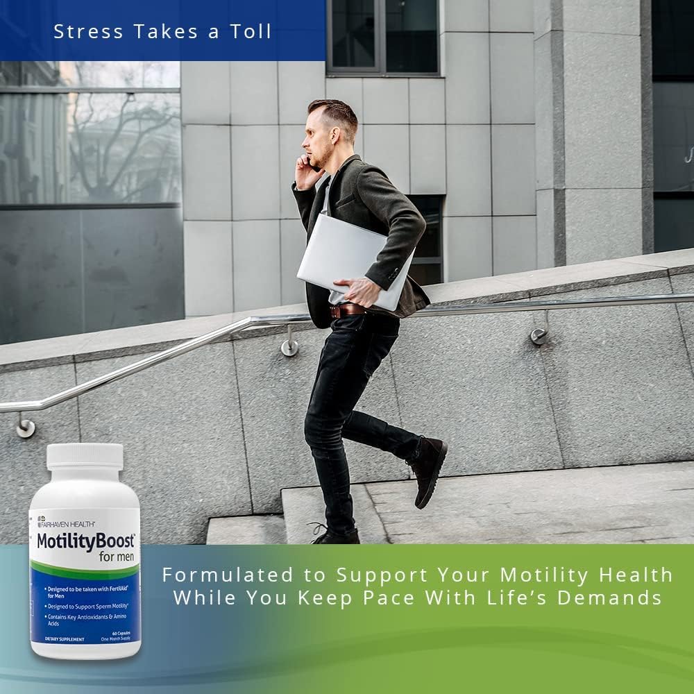 MotilityBoost for Men, Male Fertility Supplement – For Motile Strength