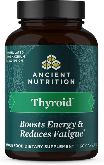 Ancient Nutrition Thyroid Support Supplement with Ashwaghanda, Thyroid2.61 Ounces