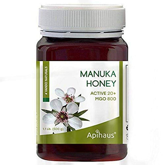 APIHAUS MANUKA HONEY MGO 800 ACTIVE 20+ 1.1 LB : Grocery & G