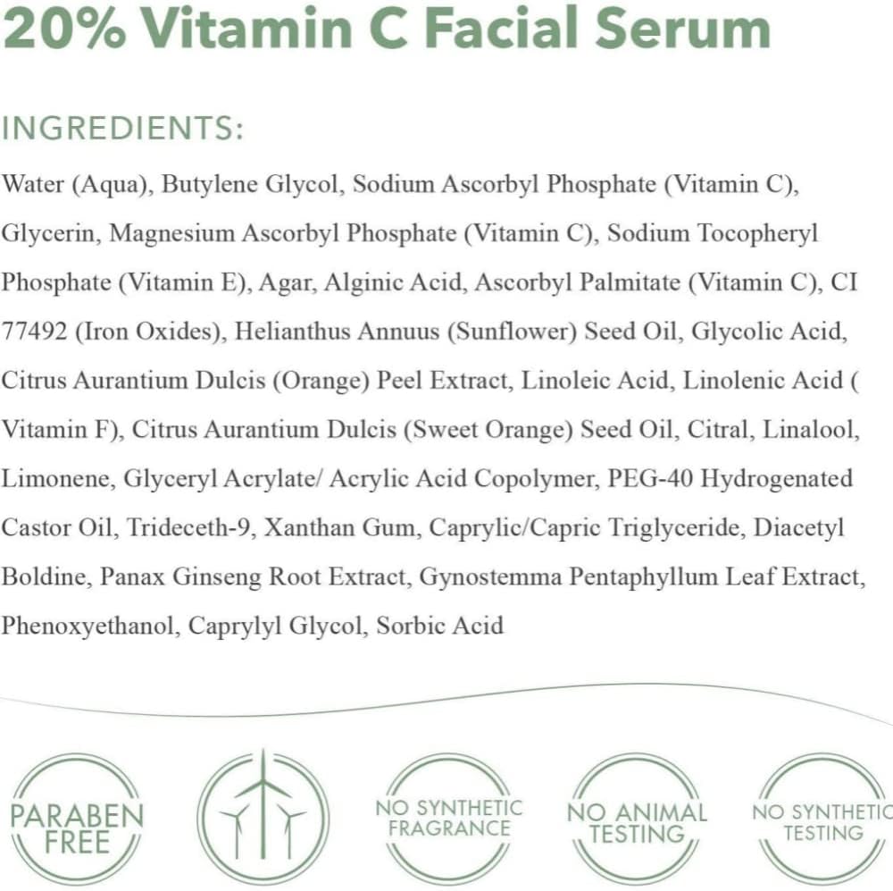 Esupli.com emerginC 20% Vitamin C Facial Serum - Extra Strength Micro-E