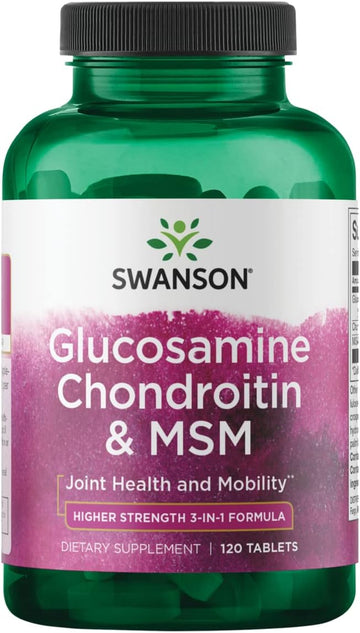 Glucosamine, Chondroitin & Msm 120 Tabs