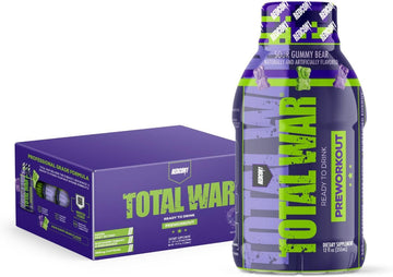REDCON1 Total War Ready to Drink Preworkout, Sour Gummy Bear - 350mg o