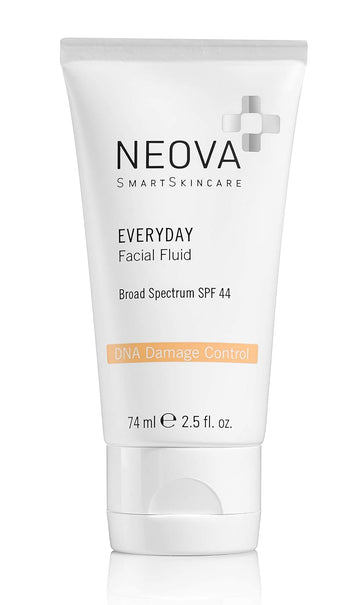 NEOVA SmartSkincare Facial Sunscreen Everyday Facial uid 2.5 . . | Broad Spectrum SPF 44 Hybrid Sun Defense | Oil Free & Non Comdogenic