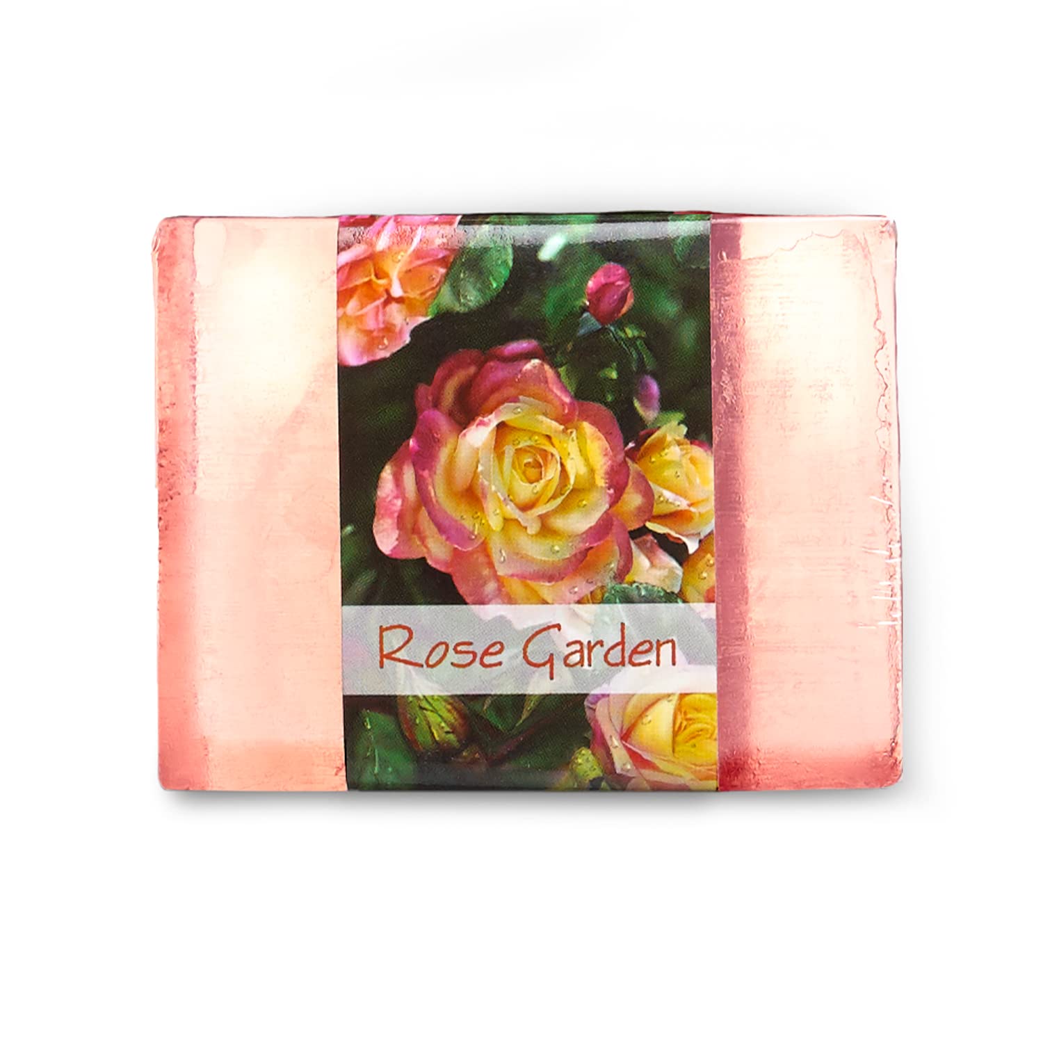 Nabila K Vegetable Glycerin Bar Soap, for Body, Face, and Hands, Rose Garden, Single Bar, 4.5/127.5g each