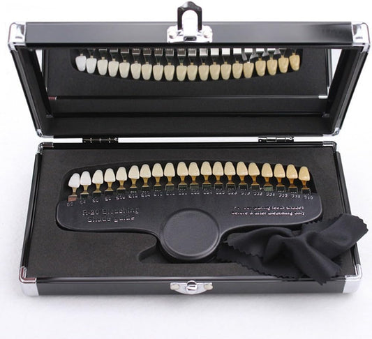BESY Professional 3D R-20 Dental Tooth Teeth Whitening Shade Guide for Dentist Tracking Teeth Whitening Course, Tooth Shade Guide with 20 Colors
