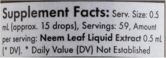 Neem Aura Organic Neem Extract - 1 fl oz - Healthy Blood Sugar - Herba