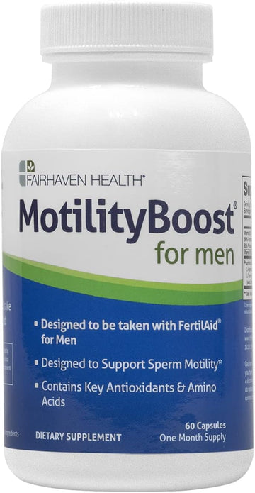 Motilityboost For Men, Male Fertility Supplement  For Motile Strength