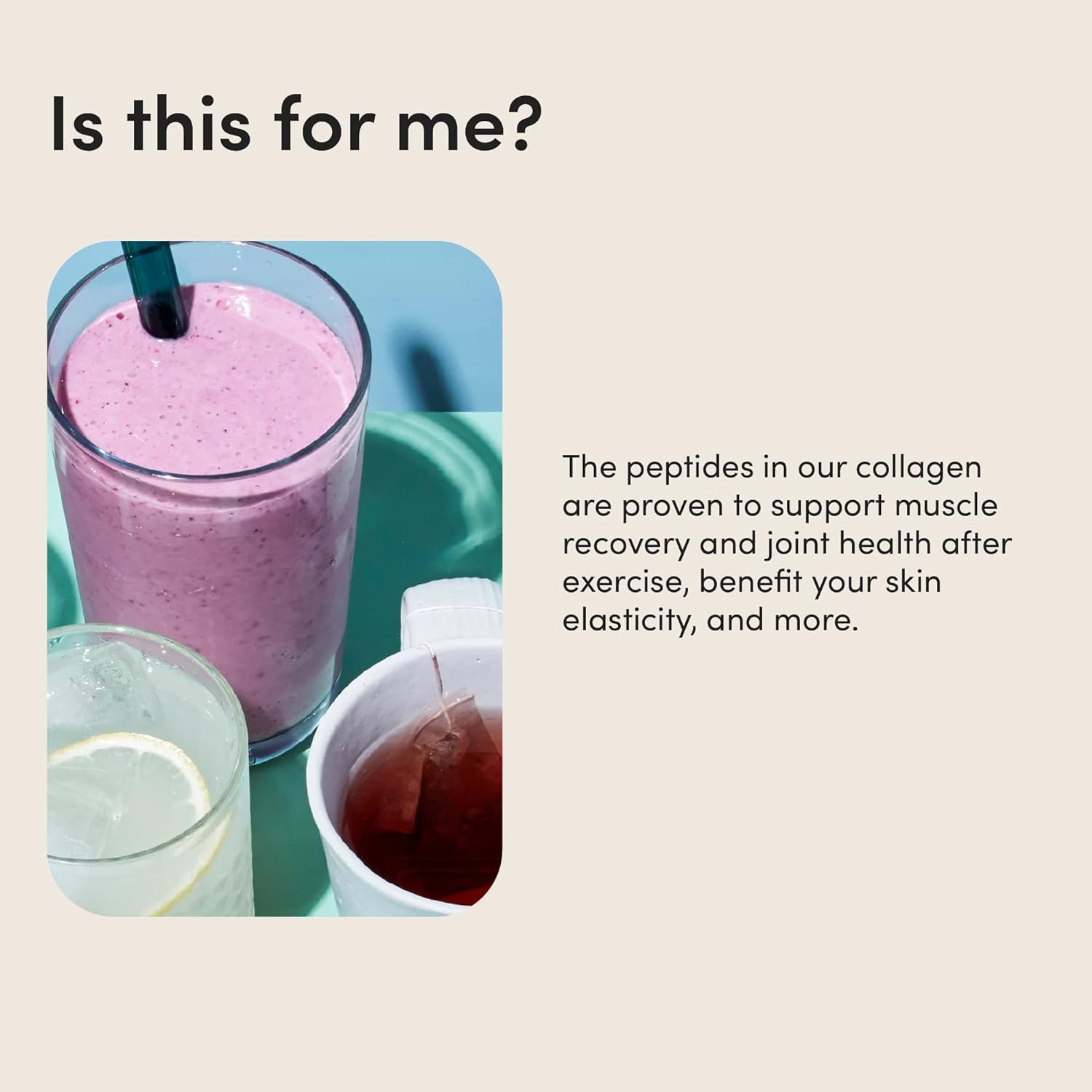 HIMS & HERS unflavored Collagen Protein Powder with 18 Amino
