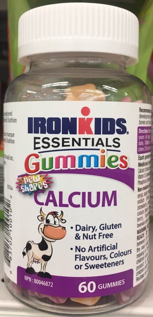 Ironkids Calcium Gummies 60 Gummies
