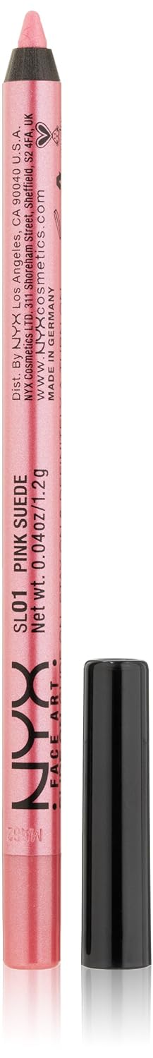NYX Professional Makeup Slide On Pencil,SL01 Pink Suede
