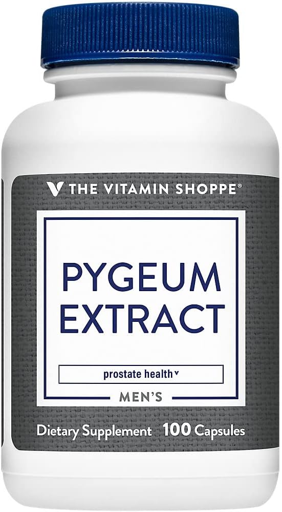 The Vitamin Shoppe Pygeum Extract 25Mg, Supports Prostate Health, Stan