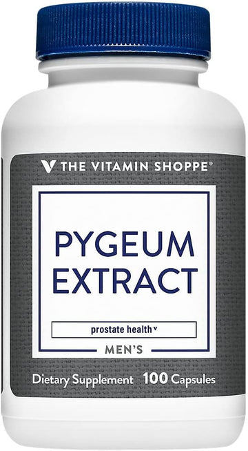 The Vitamin Shoppe Pygeum Extract 25MG, Supports Prostate Health, Stan