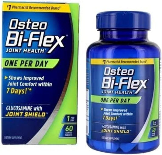 Osteo Biex One Per Day Glucosamine Joint Shield Dietary Supplement, Helps Strengthen Joints, 60 Count