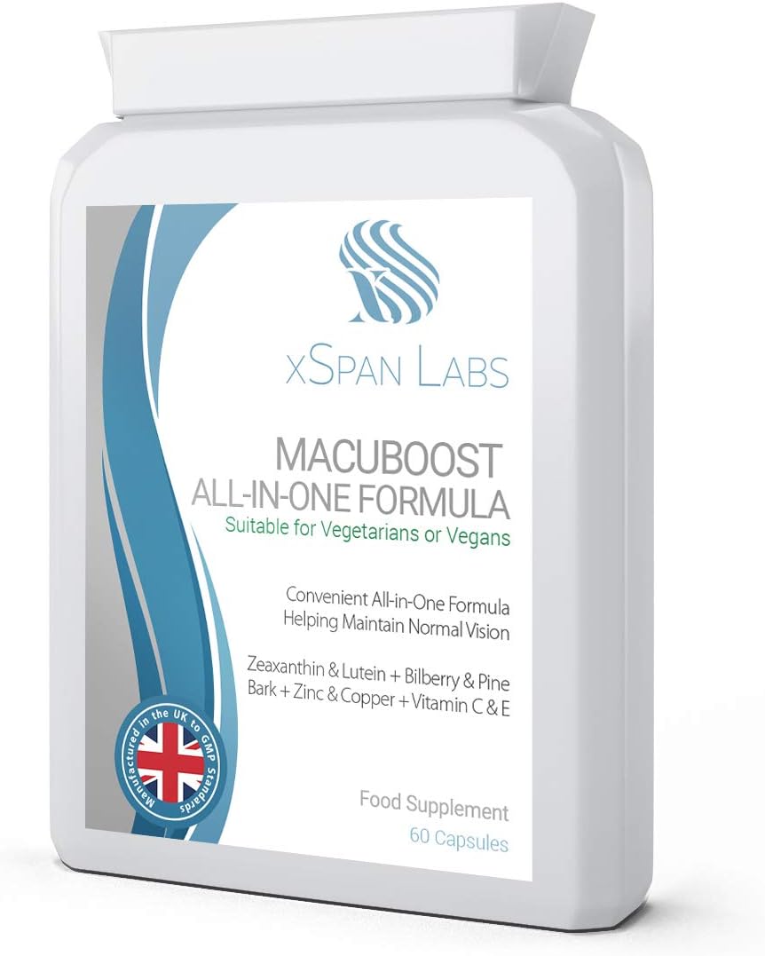 Macuboost All-In-One Areds 2 Plus Formula 60 Days Supply - Lutein, Zea60 Grams