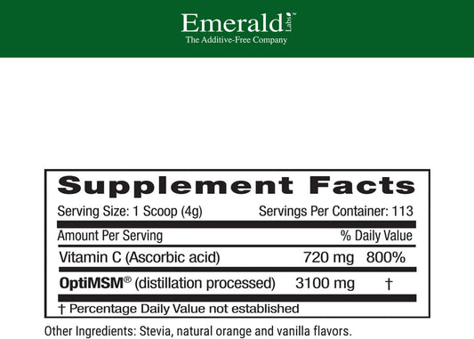 Emerald Labs OptiMSM Powder - Dietary Supplement with Methylsulfonylme