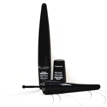 Palladio Liner Obsessed Precision Roller Liquid Eye Liner, Roll On Eyeliner, Precise and Sharp Lines, Designed to apply Perfectly Straight Lines, Matte Black Finish, Quick Drying